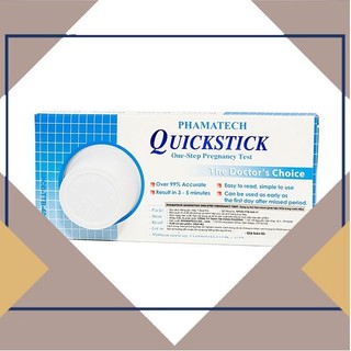 Que Thử Thai Quickstick One Step Pregnancy Test Phamatech Hộp 1 cái