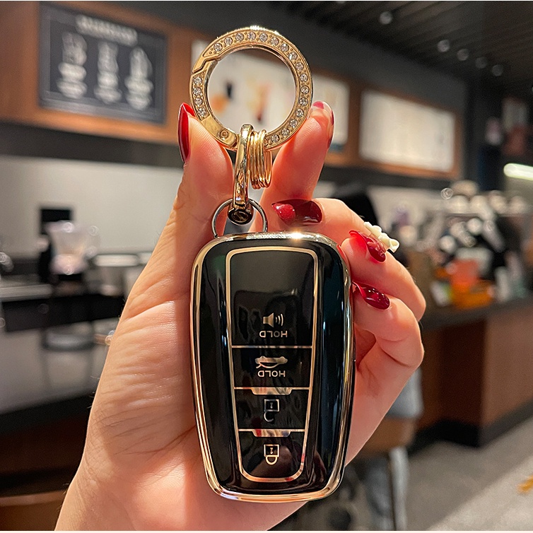 Vỏ Chìa Khóa Điều Khiển Từ Xa 4 Nút Cho Toyota Corolla Hybrid 2021 Rav4 Camry Highlander Prius C-HR 2018 2019 2020 2022