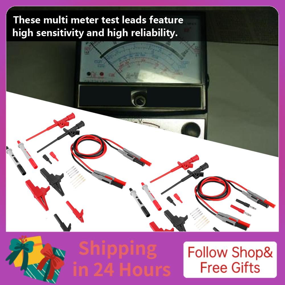 Iuxishop 4mm Banana Plug Electronic Multimeter Multi Meter Test Lead Probe Cable Set