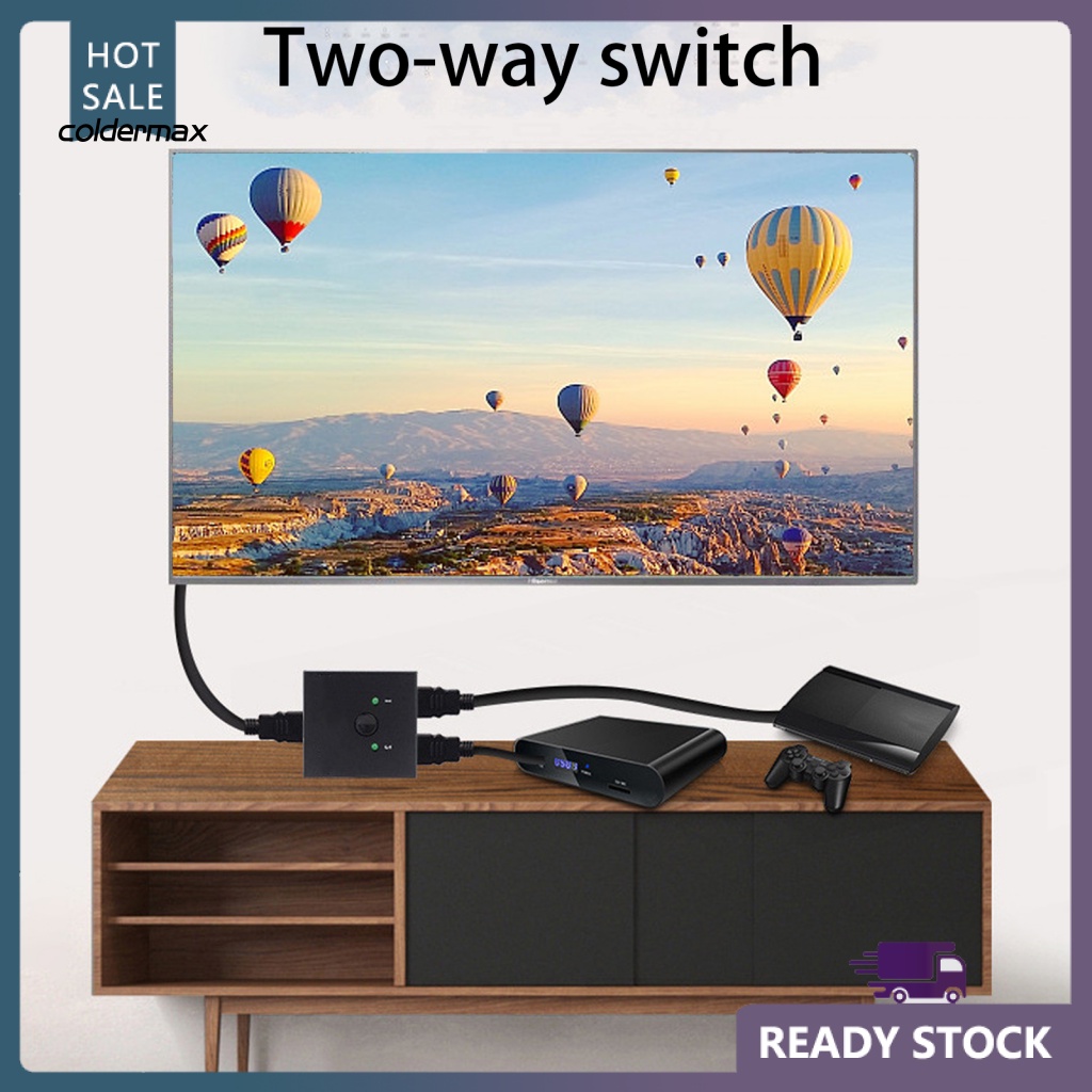 Công Tắc Chuyển Đổi Đa Hướng HDMI-compatible Màu Đen Dễ Lắp Đặt