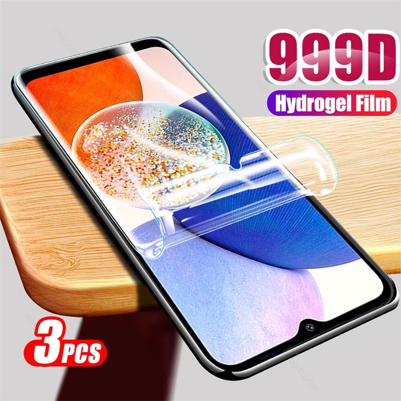 3PCS 999D Curved Soft Hydrogel Film for Samsung Galaxy A14 5G 2023 SM-A146B 6.6" Screen Protector Sumsung A14 A 14 5G Not Glass