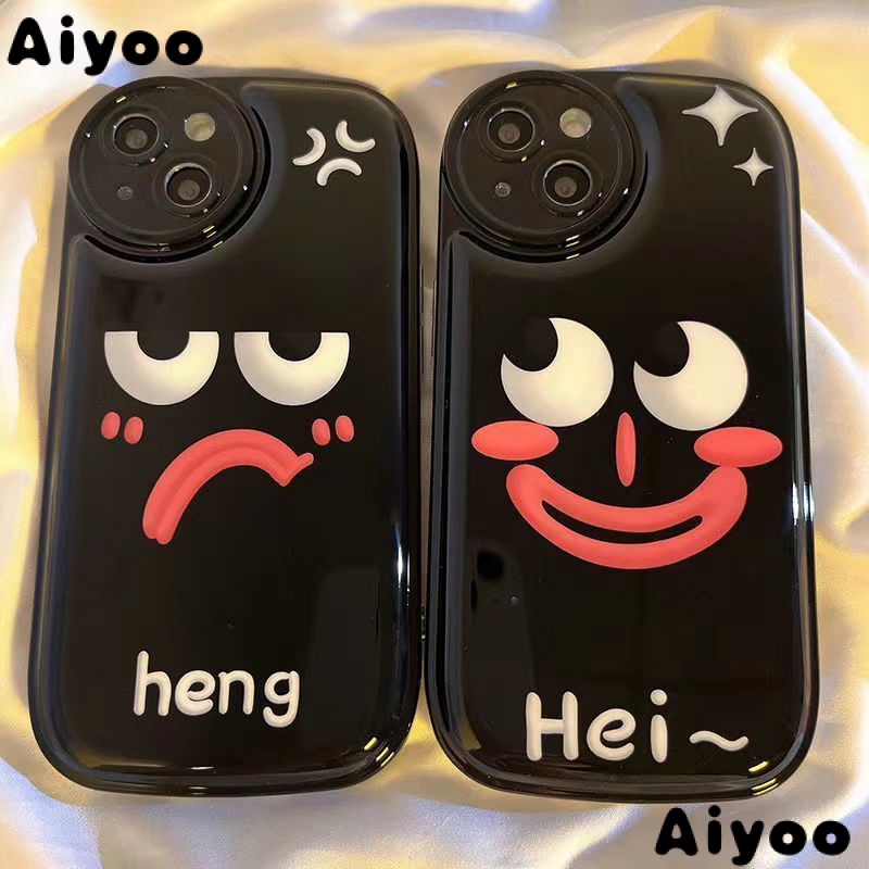 ✅Ốp Điện Thoại Họa Tiết Biểu Tượng Cảm Xúc Vui Nhộn Màu Trắng Sáng Tạo Chống Bẩn Cho iPhone 13 11Promax 12 xr 14Inch LPN6