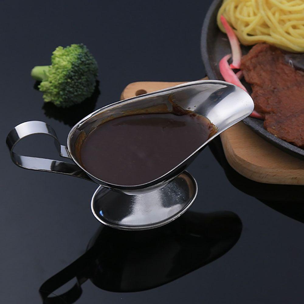 Cốc Đựng Nước Sốt 8Oz Bằng Thép Không Gỉ Tiện Dụng Cho Nhà Hàng