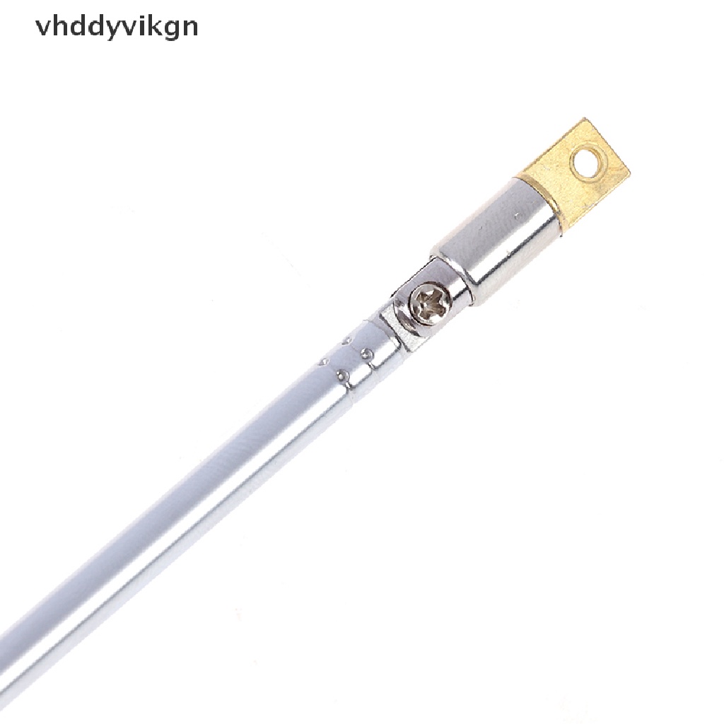 1 Ăng Ten Radio AM FM Thu Gọn 5 Khúc Bằng Thép Không Gỉ 37cm