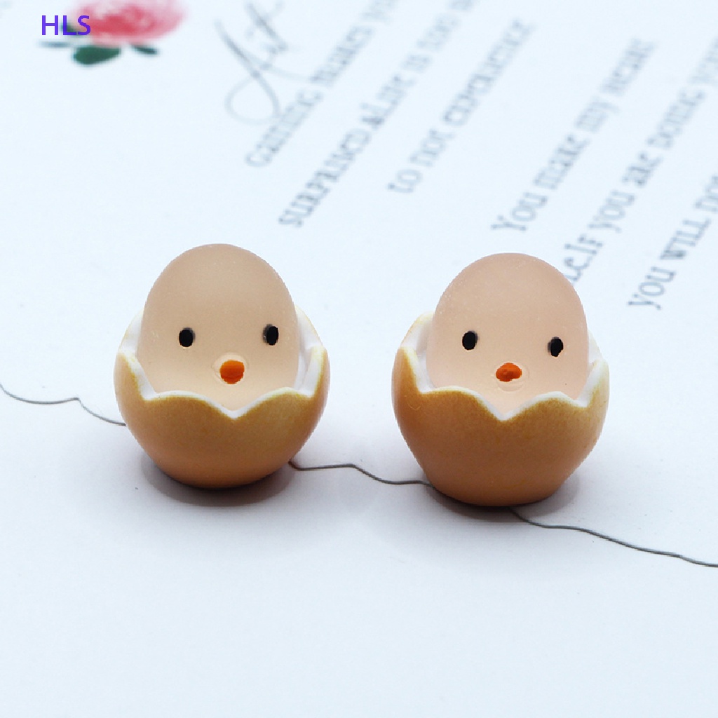 Bộ 2 Đồ Chơi Trang Trí Hình Gà Con Phát Sáng Trong Bóng Tối DIY