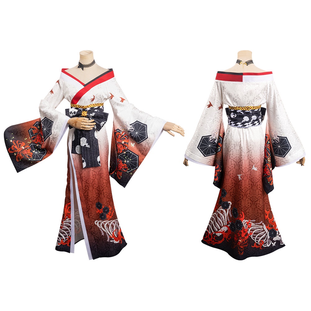 Đầm Kimono Hóa Trang Nhân Vật Hyakkiyakou 'S Shutendoji Makima