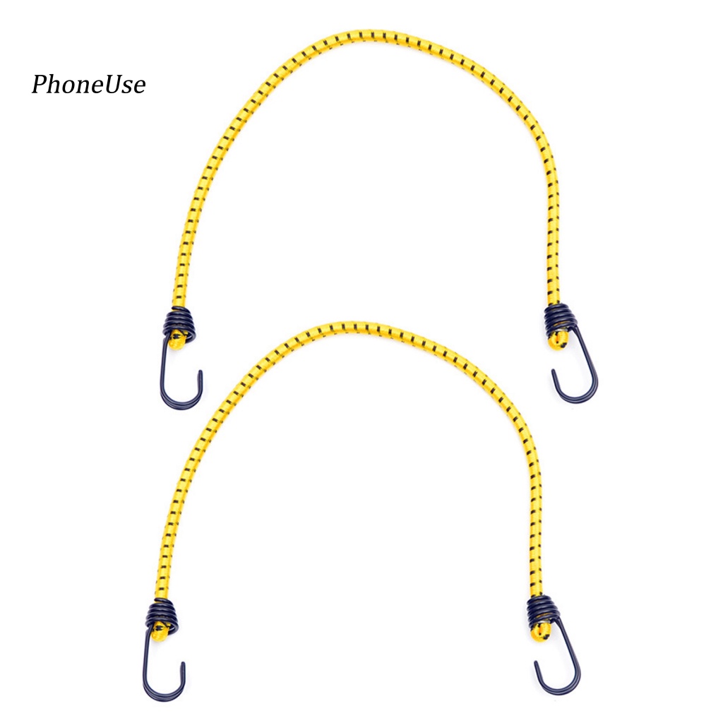 Pu Set 2 Dây Bungee 60cm Đa Năng Độ Co Giãn Cao Bền Cao Thông Dụng Cho Hành Lý Ngoài Trời