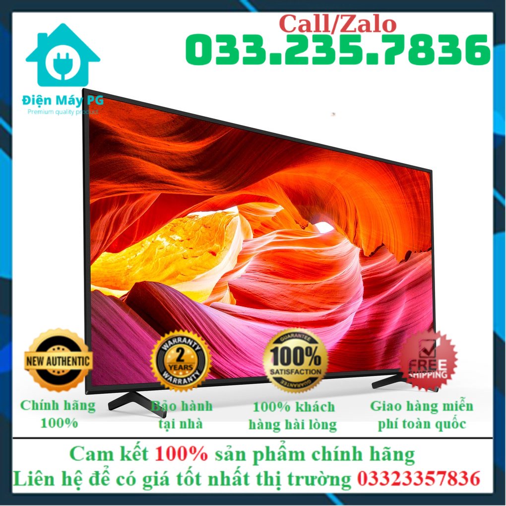 KD-65X75K - Google Tivi Sony 4K 65 inch KD-65X75K- Mới Full Box