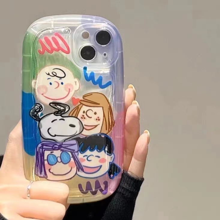 Ốp Điện Thoại Silicon TPU Mềm Trong Suốt Chống Sốc In Hình Gia Đình Dễ Thương Cho IPhone 13 11 14 12 Pro XS Max X XR 7 + 8 Plus