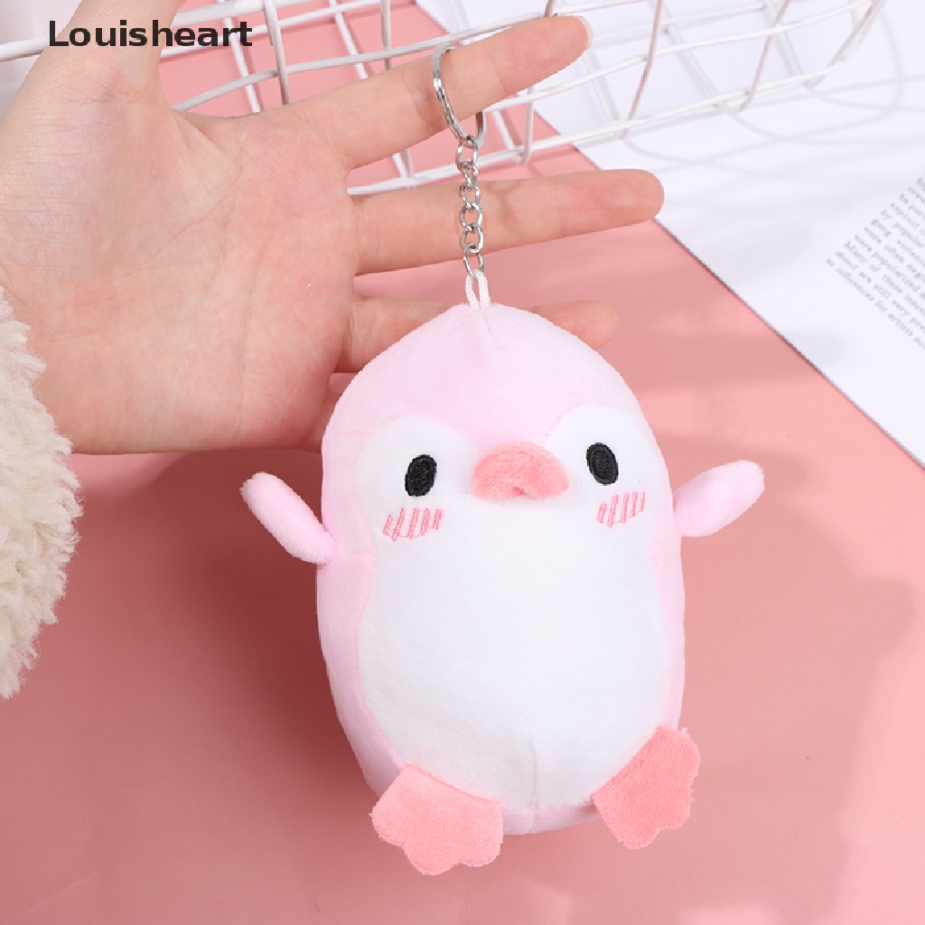 Thú Nhồi Bông Hình Chim Cánh Cụt 12CM Trang Trí Chìa Khóa