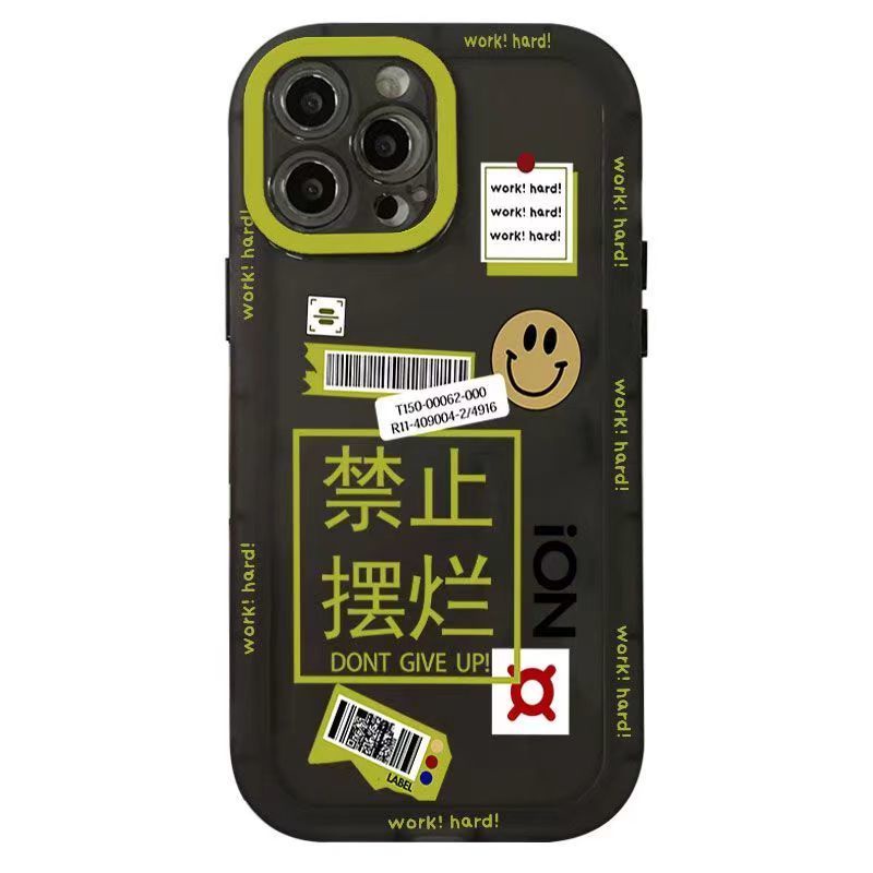 ✅Ốp Điện Thoại Mềm Trong Suốt Họa Tiết Độc Đáo Cho iPhone 14 / 13pro 12promax 7Plus