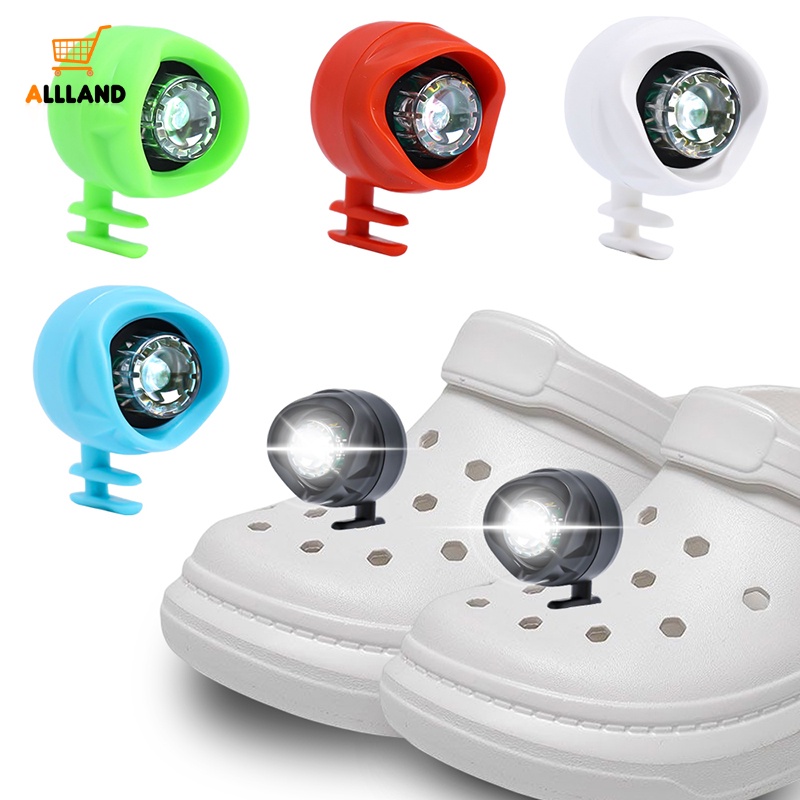 Đèn LED Đục Lỗ Gắn Giày Chạy Pin 3 Chế Độ Sáng Tạo Chống Thấm Nước