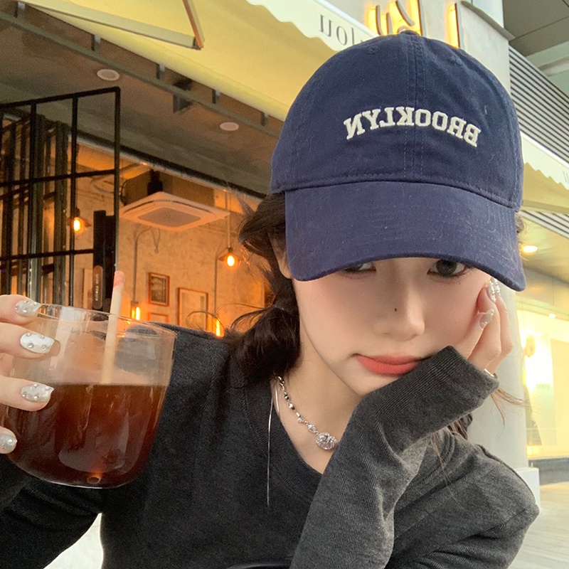 Mũ Lưỡi Trai Mềm Thêu Chữ BROOKLYN Cá Tính