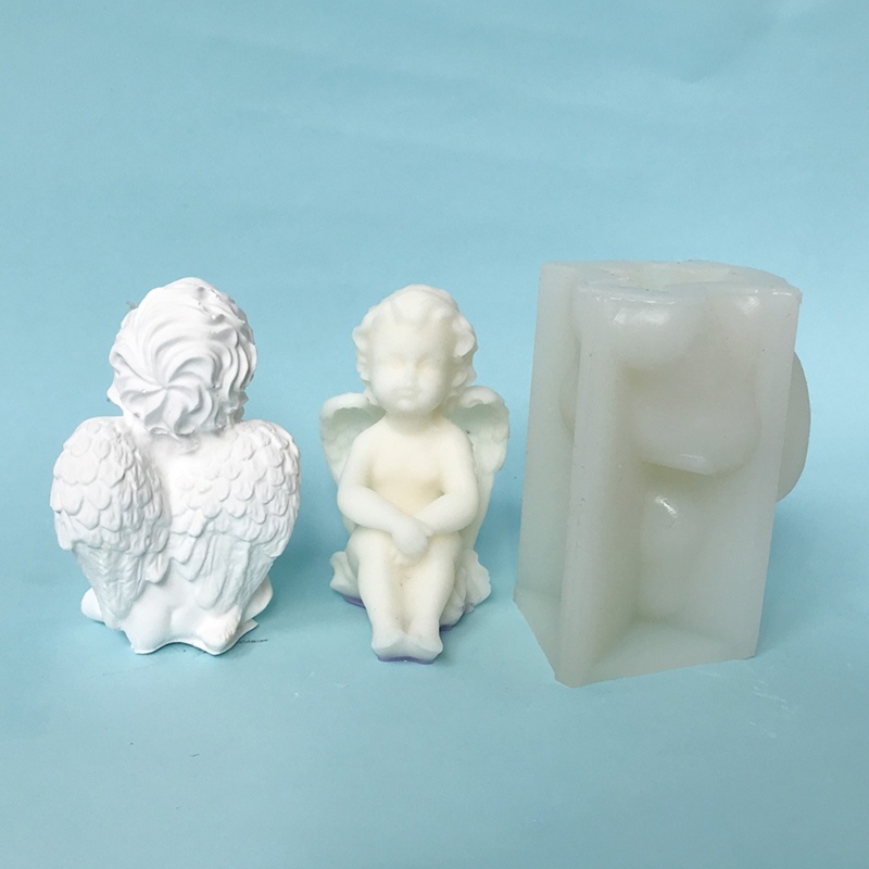 Khuôn Silicone Làm Nến 3D Hình Trụ Có Thể Tái Sử Dụng