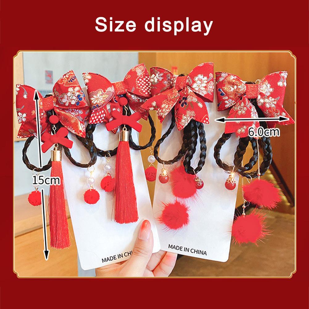 Trâm Cài Tóc Thắt Nơ Phong Cách Trung Hoa Cổ Điển R9T0 Dành Cho Bé Gái