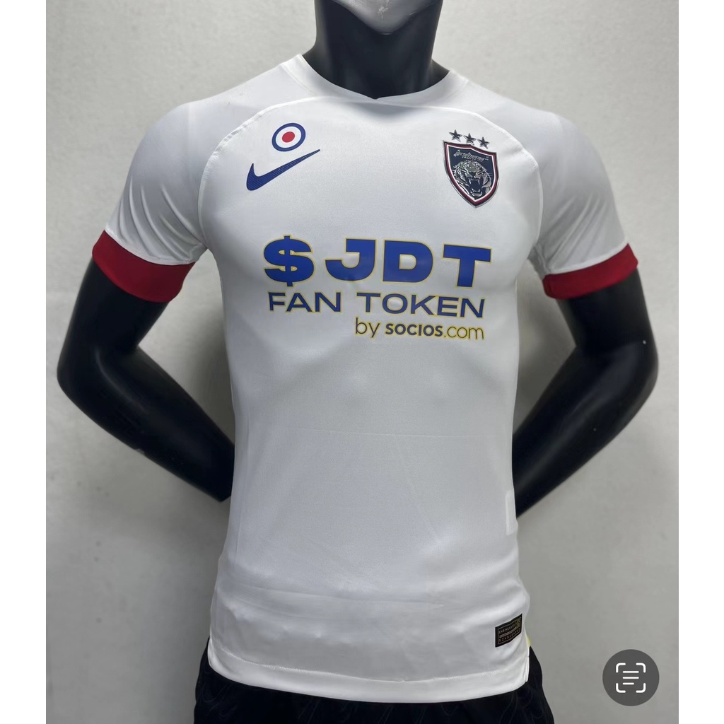 Áo Thun Bóng Đá Ngắn Tay Johor away 2324