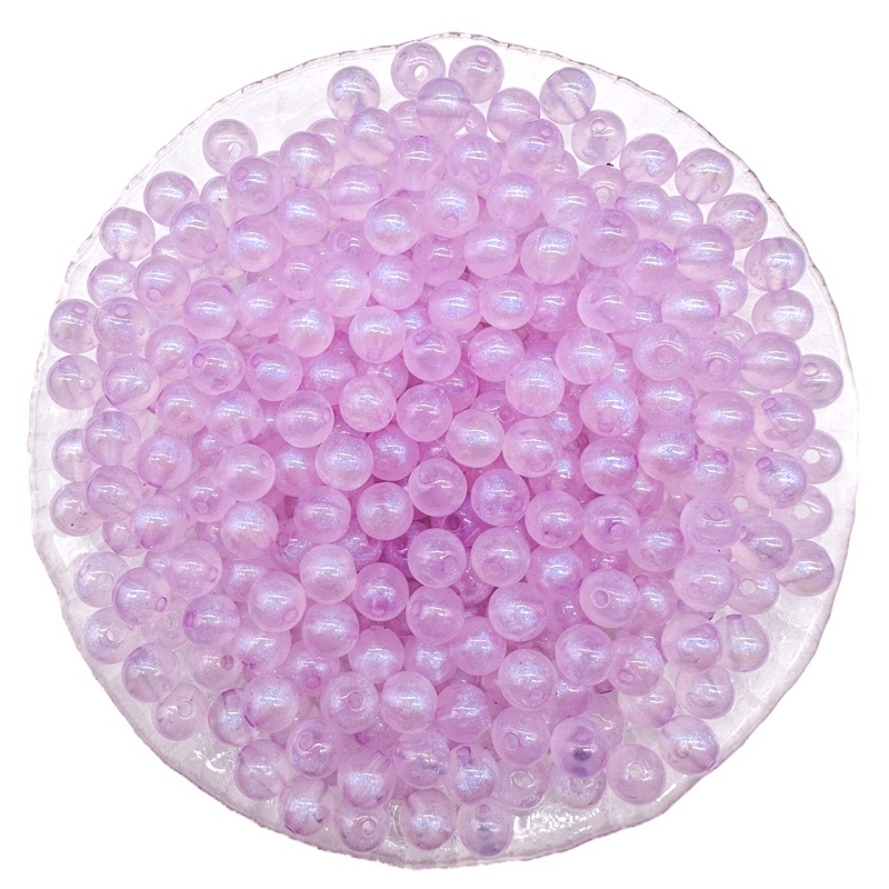 Hạt Xâu Chuỗi Bằng Acrylic 6mm / 8mm Dùng Làm Trang Sức DIY