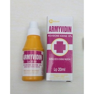Dung dịch sát khuẩn vết thương Povidon iod (cồn đỏ) lọ 20ml