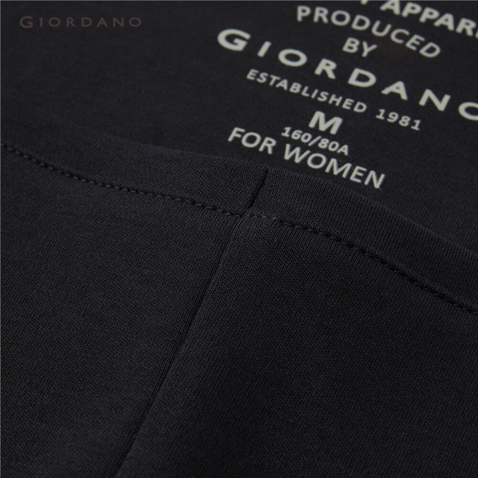 Áo thun GIORDANO 05323429 cổ vuông tay ngắn thời trang phong cách