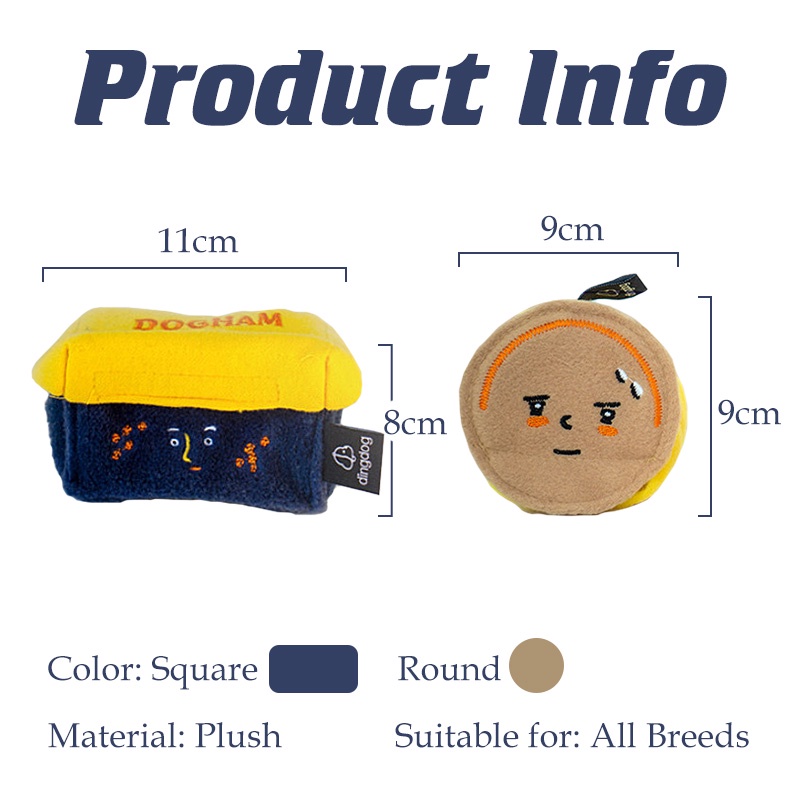 HamshMoc Đồ Chơi Nhồi Bông Mềm Mại Huấn Luyện Cún Cưng IQ Giảm Căng Thẳng