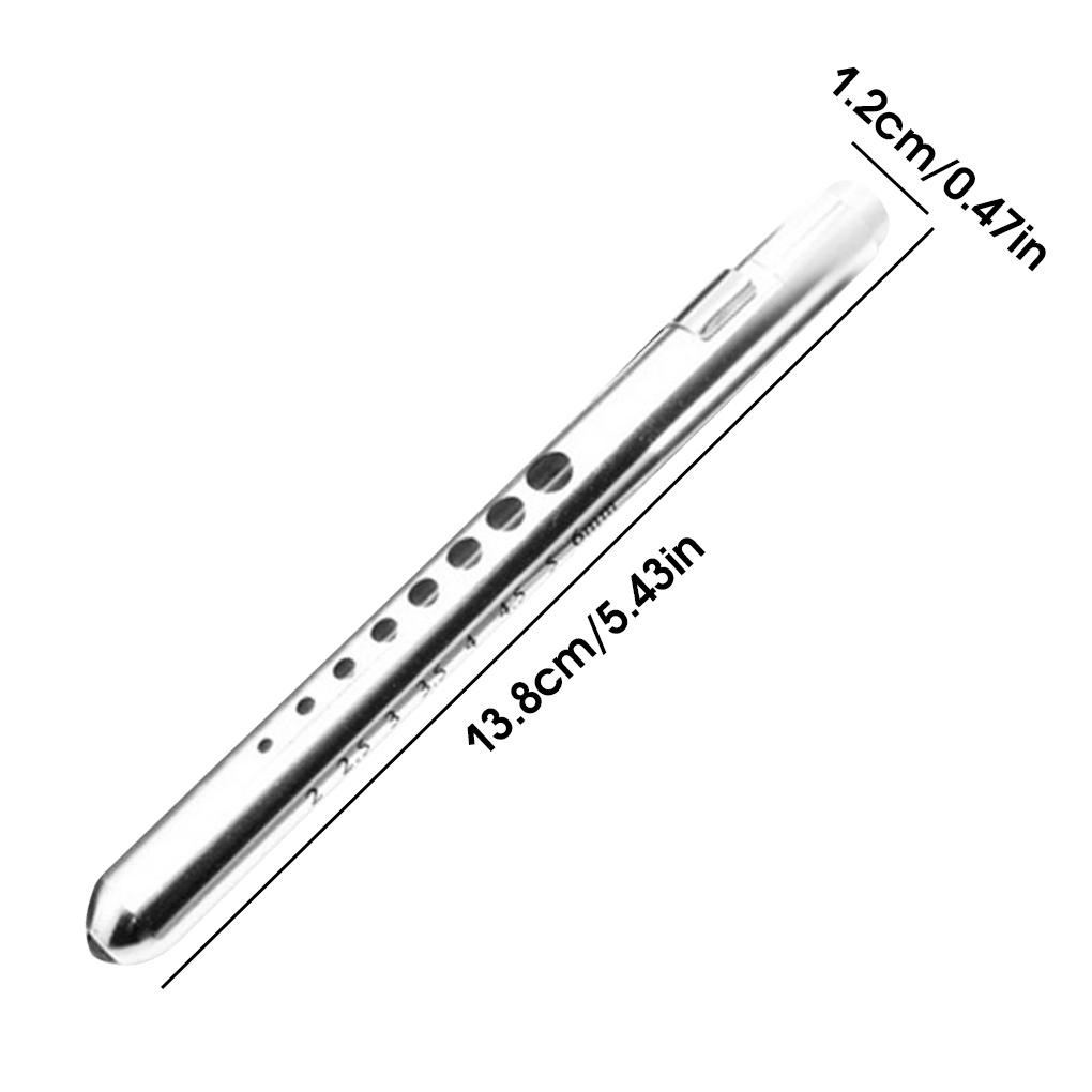 Đèn Pin LED Dạng Bút Chống Trượt Chống Thấm Nước Bằng Thép Không Gỉ