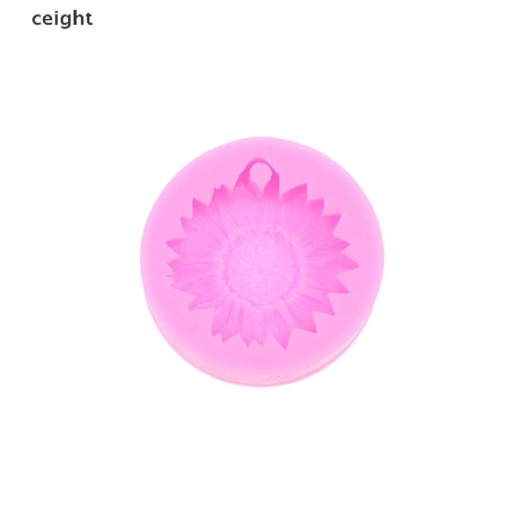 1 Khuôn Silicon Làm Xà Phòng Hình Hoa Hướng Dương 3D DIY