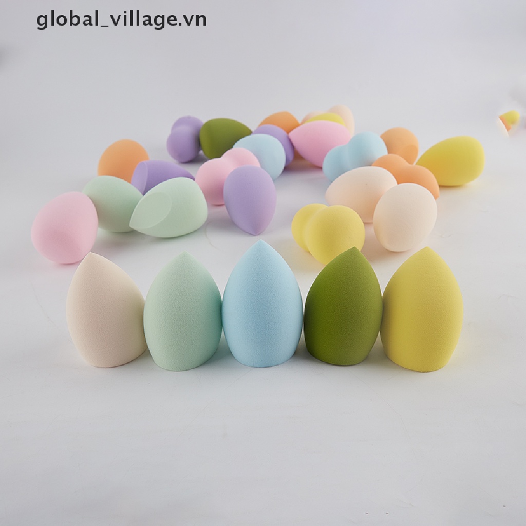 Mút Trang Điểm Hình Giọt Nước Mềm Mại Đầy Màu Sắc