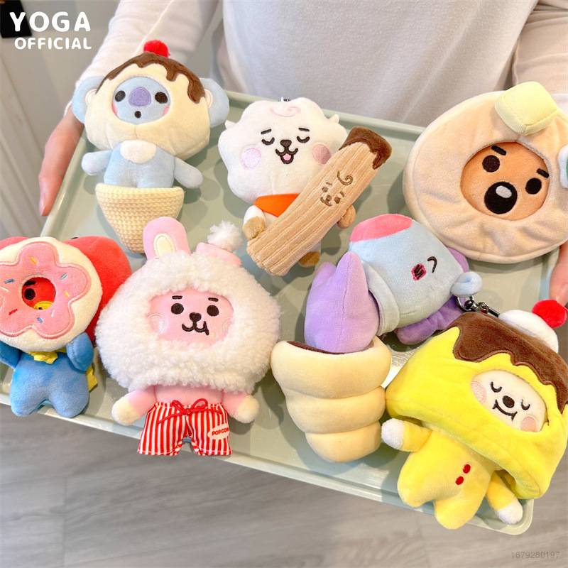 Búp Bê Nhồi Bông Jason BTS BT21 Trang Trí Túi Xách / Móc Khóa