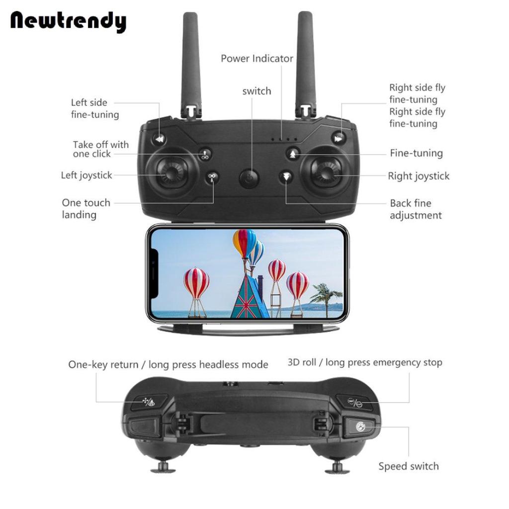 E99 PRO2 Mini RC Drone 4K Camera WIFI FPV Aerial Photography Quadcopter