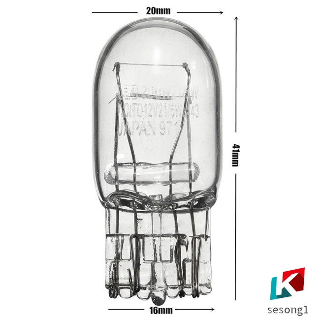 Bóng Đèn Xi Nhan Halogen SESONG T20 3800k 7443 7440 W21 / 5w Cho Xe Hơi