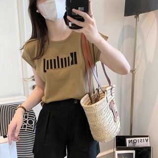 Áo Thun Nữ Ngắn Tay In Chữ Thời Trang