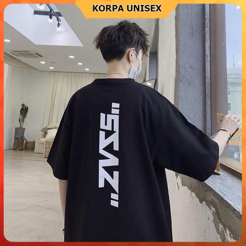 [ Ảnh Thật ] Áo thun tay lỡ form rộng phông in hoạ tiết chữ sành điệu - Unisex nam nữ đều mặc được