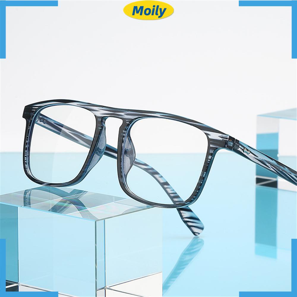 Kính Mát Gọng Phẳng Siêu Nhẹ Chống Tia Bức Xạ Ánh Sáng Xanh Thời Trang Cho Nam Và Nữ