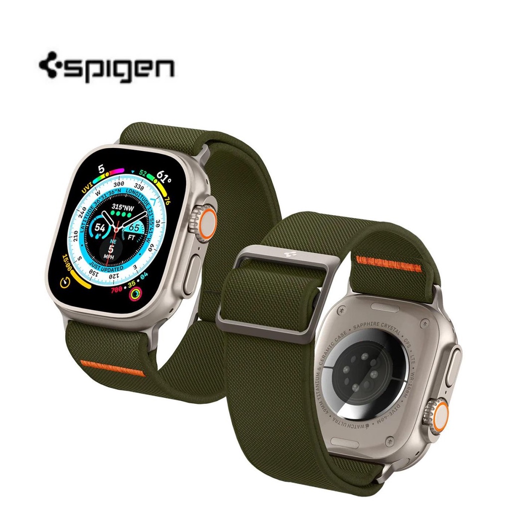 SPIGEN Dây Đeo Nylon Dành Cho Đồng Hồ Thông Minh iWatch 44mm 42mm 45mm Ultra 49mm iWatch Series 8 se 7 6 5 4