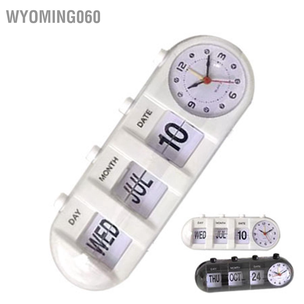 Wyoming060 Lịch Đồng Hồ Báo Thức Hình Dạng Sáng Tạo Trang Trí Nhảy Để Bàn Cho Gia Đình Phòng Khách Ngủ Văn