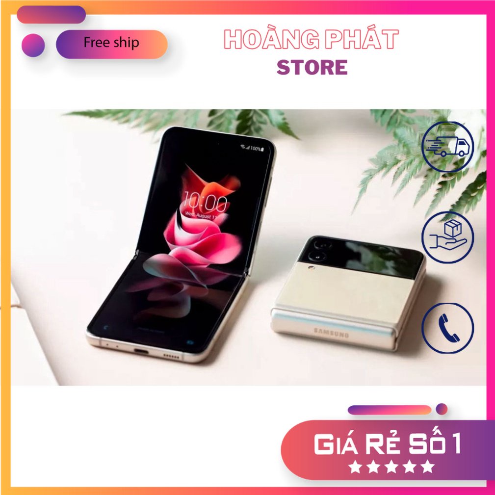 Điện thoại Samsung Galaxy Z Flip3 5G 128GB đập hộp mới 100% bh 12 tháng trên toàn quốc