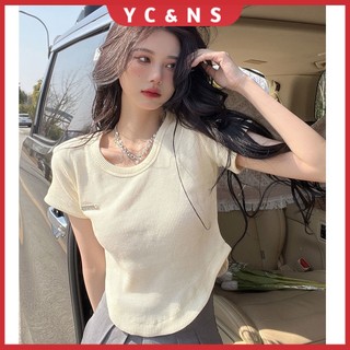 ❤Hàng Có Sẵn Siêu Đẹp [Dress]❤Áo Thun Ngắn Tay Cổ Chữ U 2023 Thời Trang Mùa Hè Phong Cách Mới In Họa Tiết Hoa Cho Nữ QM7P