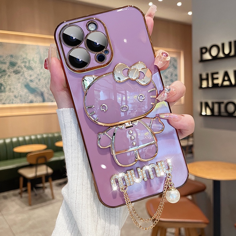 Ốp Điện Thoại Họa Tiết Mèo Kitty Cho IPhone 14 14 Pro 13 13 Pro Max / 12 12 Pro Max / 11 11Pro 11 Pro Max / XSmax XR X XS 8 7Plus