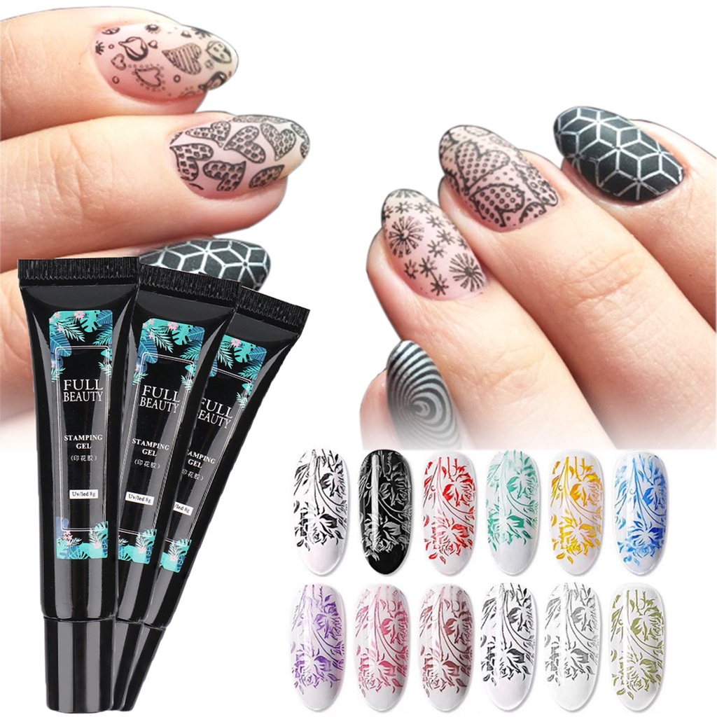 Lọ Nước Sơn Móng Tay 8ml 12 Màu Tùy Chọn Lâu Trôi