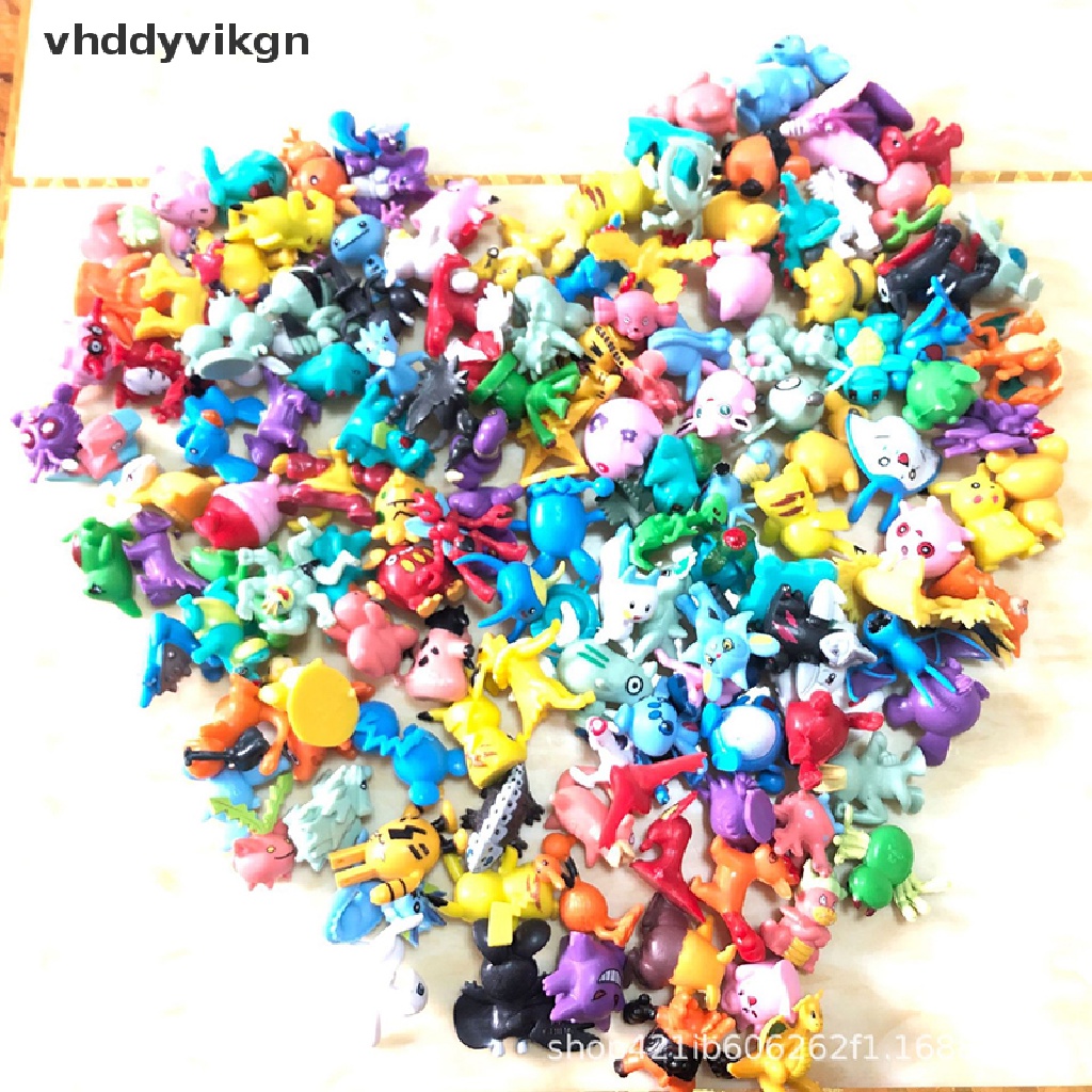 Set 24 Mô Hình Đồ Chơi Nhân Vật Hoạt Hình Pokemon Kích Thước 2.5-3cm