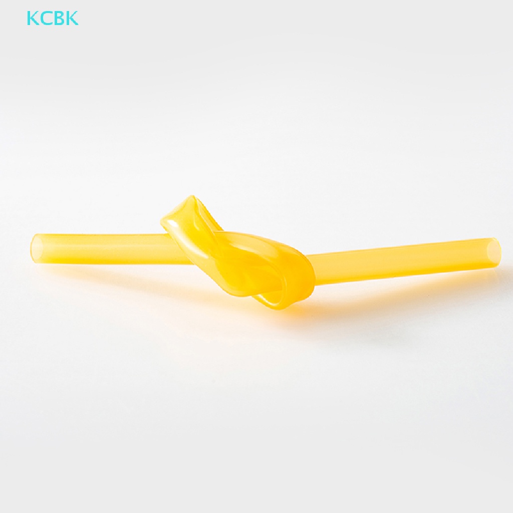 Bộ 6 Ống Hút Silicon Trong Suốt Tái Sử Dụng Tiện Lợi