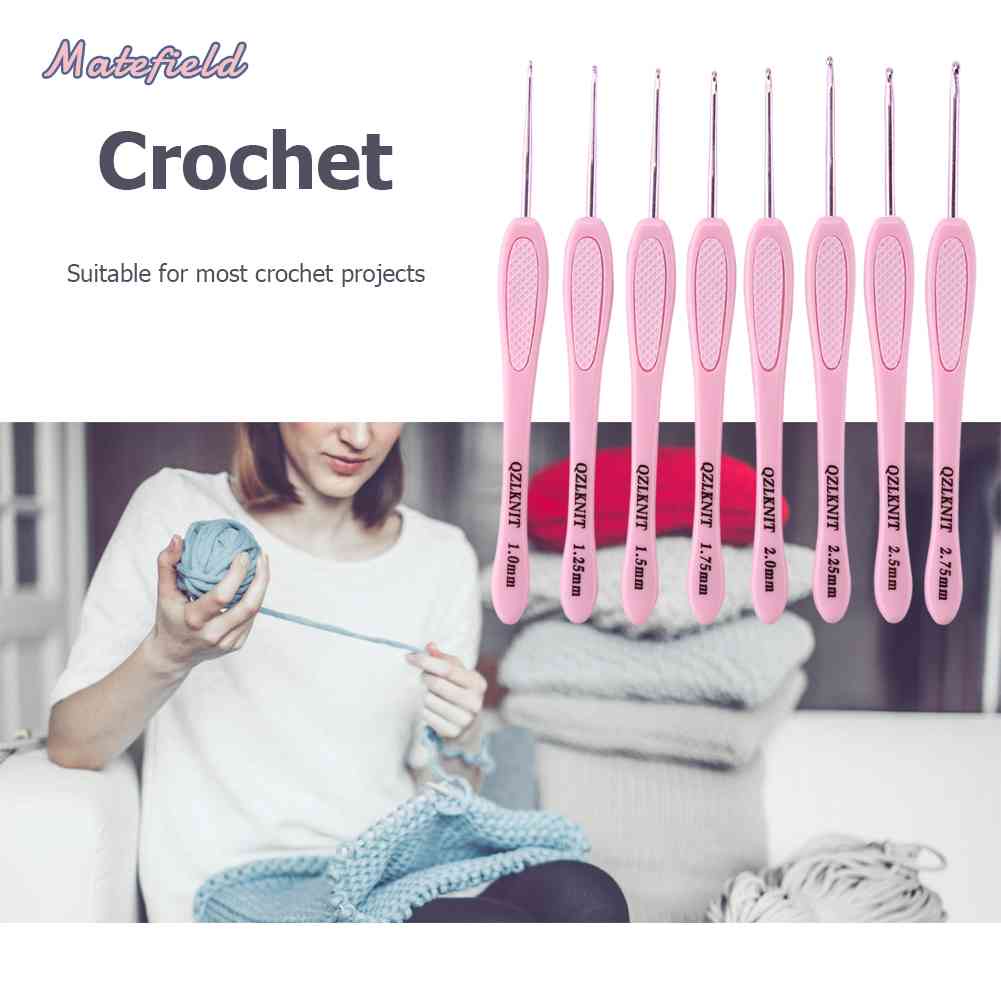 Bộ 8 Kim Móc Len 1-2.75mm Mới