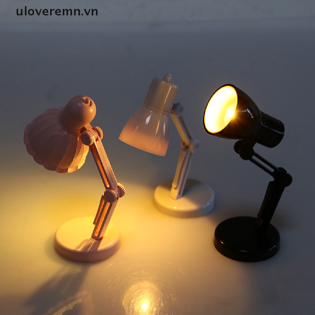 1 Mô Hình Đèn Bàn Có Công Tắc Bật / Tắt Tỉ Lệ 1 / 6 1 / 12 Trang Trí Nhà Búp Bê