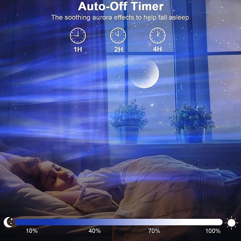 Đèn Thiên Hà V6 Kiêm Loa Bluetooth, Chiếu Bầu Trời Trăng Sao, Đèn Trôi Ngân Hà, Trang Trí Phòng Bay, Phòng Ngủ