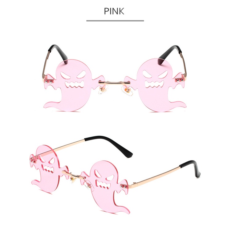 Kính Mát Gọng Kim Loại Phong Cách Halloween Cho Nam Và Nữ