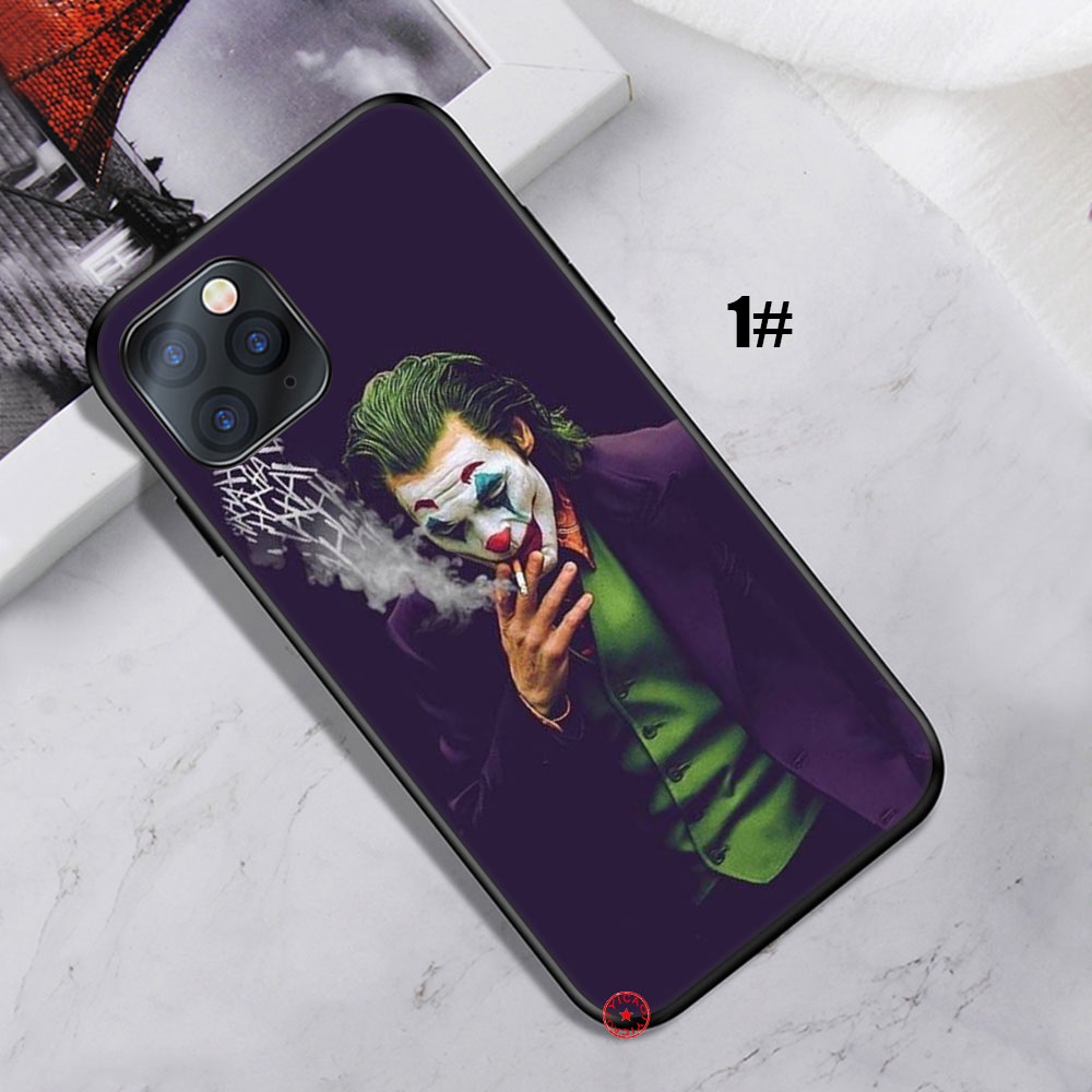 Ốp Điện Thoại Silicon Dẻo In Hình Joker Mini Cho iPhone 12 13 Pro X XS Max Li56