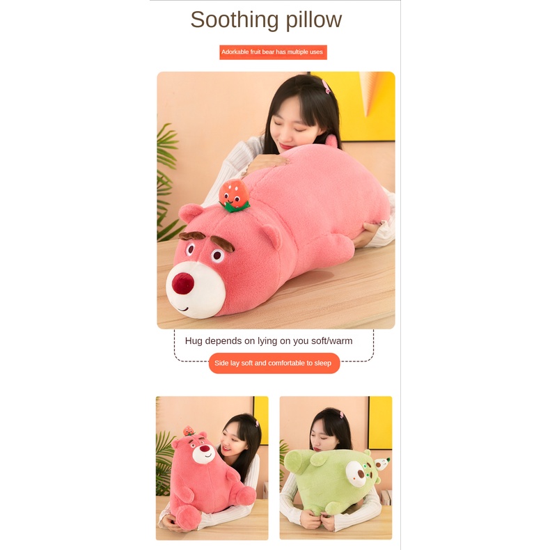 Gấu Nhồi Bông Dáng Dài Thiết Kế Kiểu Hoạt Hình Dễ Thương