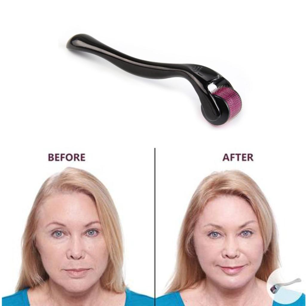 Titanium Beard Growth & Hair Regrowth Anti Hair Loss Hair Skin Roller