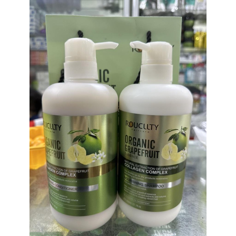 Gội xả bưởi Roucllty Organic