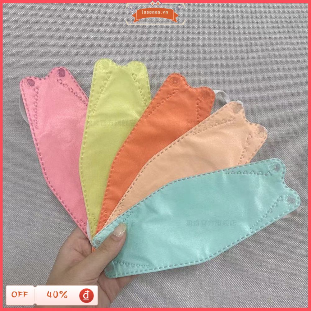 10 Chiếc Khẩu Trang Màu Kẹo Mặt Nạ Bảo Vệ Chống Nắng 4 Lớp Kf94 Khẩu Trang Nữ Dùng Một Lần